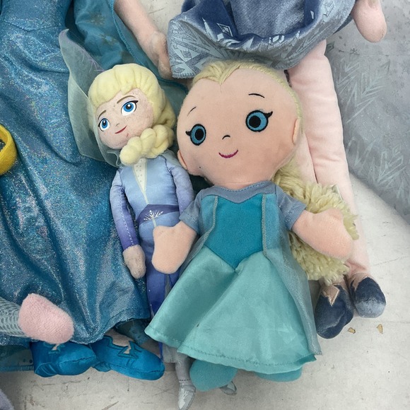 Disney Blue Stuffed Animal Princess Plush Toy Lot Jasmine Aladdin - Picture 4 of 10